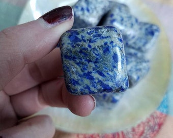 Lapis Lazuli tumbles~Gemstone for Goddesses~Inner vision~Grid Work~Egypt~Cleopatra~Nile