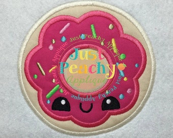 Kawaii Shoppie Doughnut Machine Embroidery Applique Design Buy 2 for 4! Use Coupon Code 50OFF