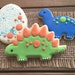 Dinosaur Cookies // Dinosaur Party Favors // Dinosaur Sugar Cookies