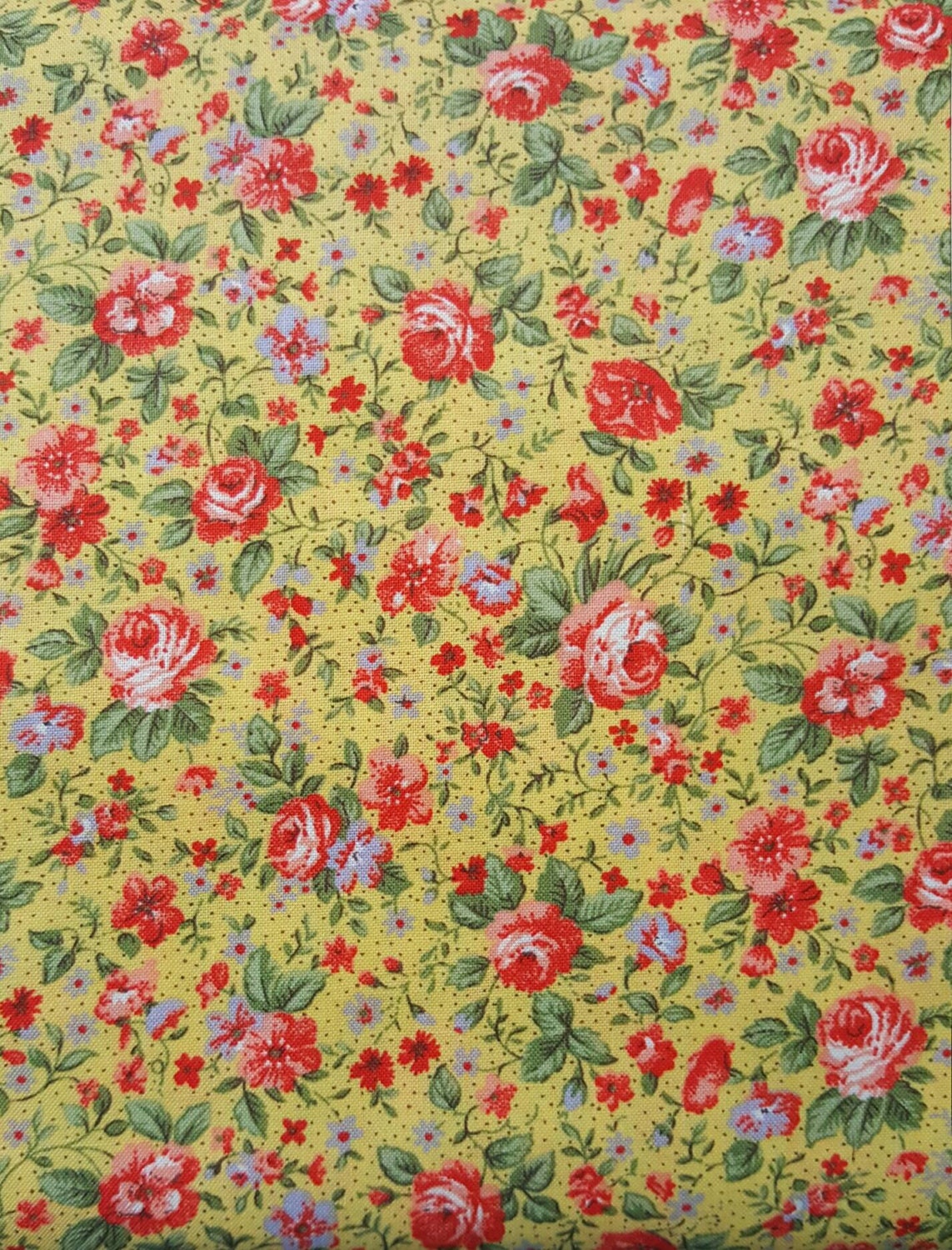 Floral Fabric Roses Vintage Rose Wild Rose by Concord