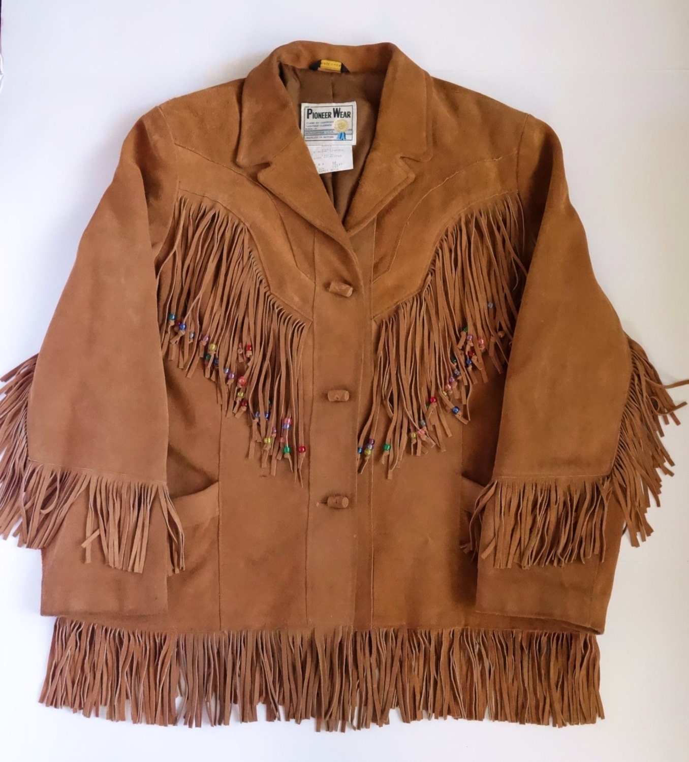 fringe suede jacket vintage