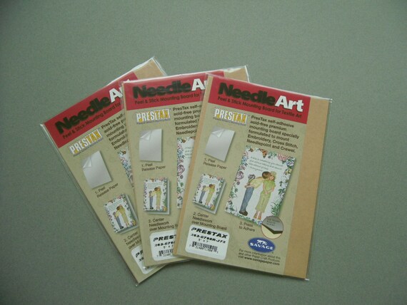 Needle Art Peel & Stick Mounting Board for Textile Art 4 Pcs