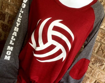 Volleyball Laces T-Shirt, volleyball mom shirt, Long Sleeve preppy Tee
