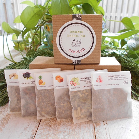 HERBAL TEA Organic Sample Gift Box / Holiday by