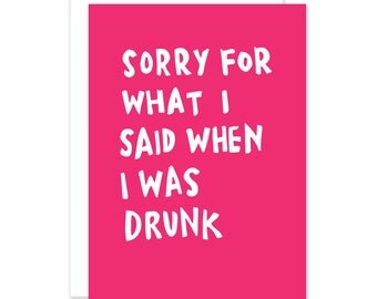 Items similar to HAPPY BIRTHDAY get Drunk Card. Hilarious Funny PARTY ...