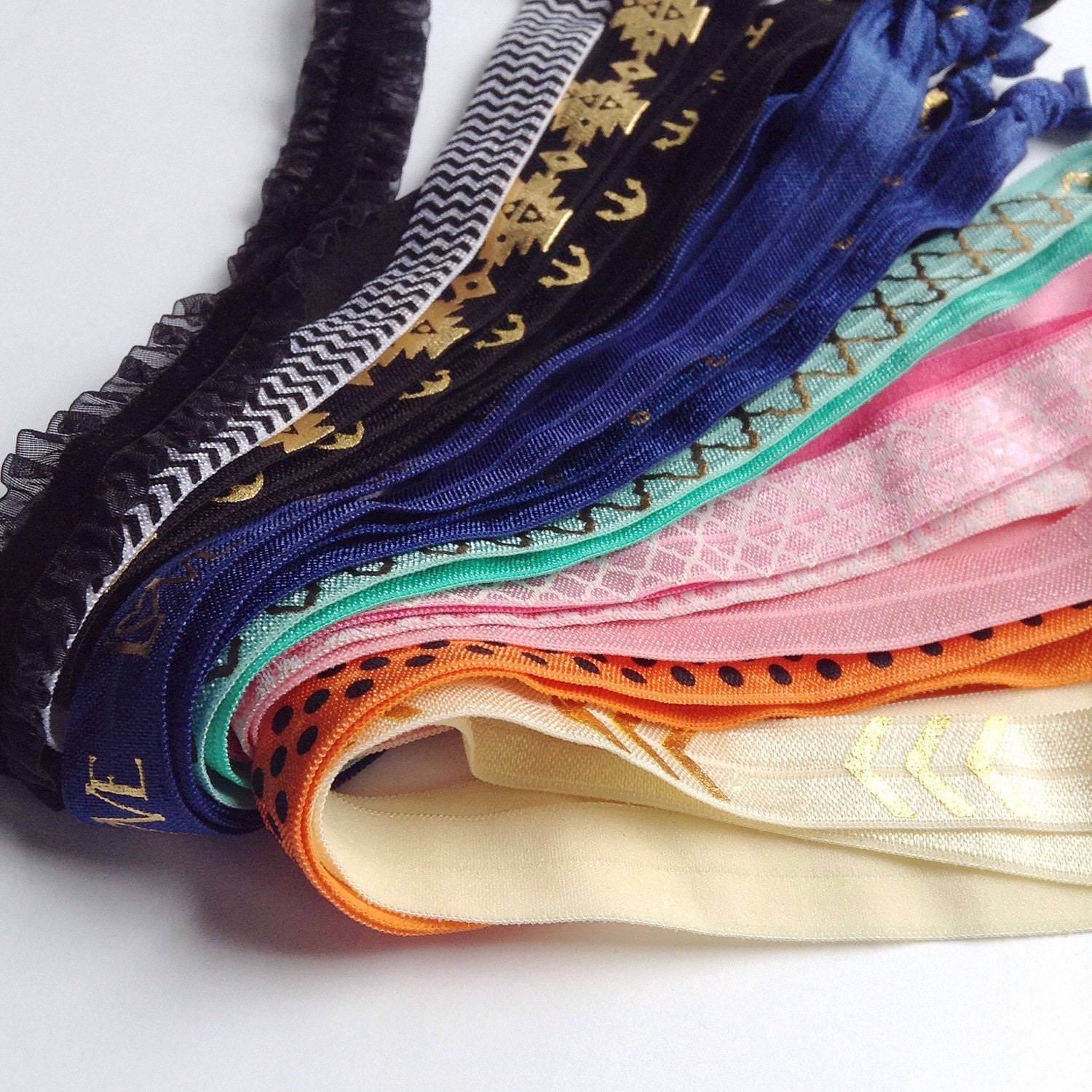 Printed Headband Set Set of 2 Headbands