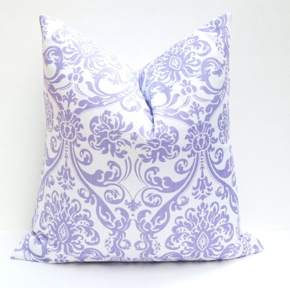 Items similar to Purple Pillow Cover, Lavender Bedding, Purple Pillow