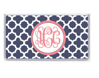 Personalized Checkbook Cover, Design 08