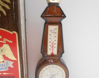 Vintage 1970s Avon Weather Or-Not Thermometer After Shave Decanter (6) Empty