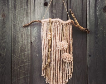 Boho Yarn Wall Hanging Home Decor Tassel Wind Chime Yarn Home Decor
