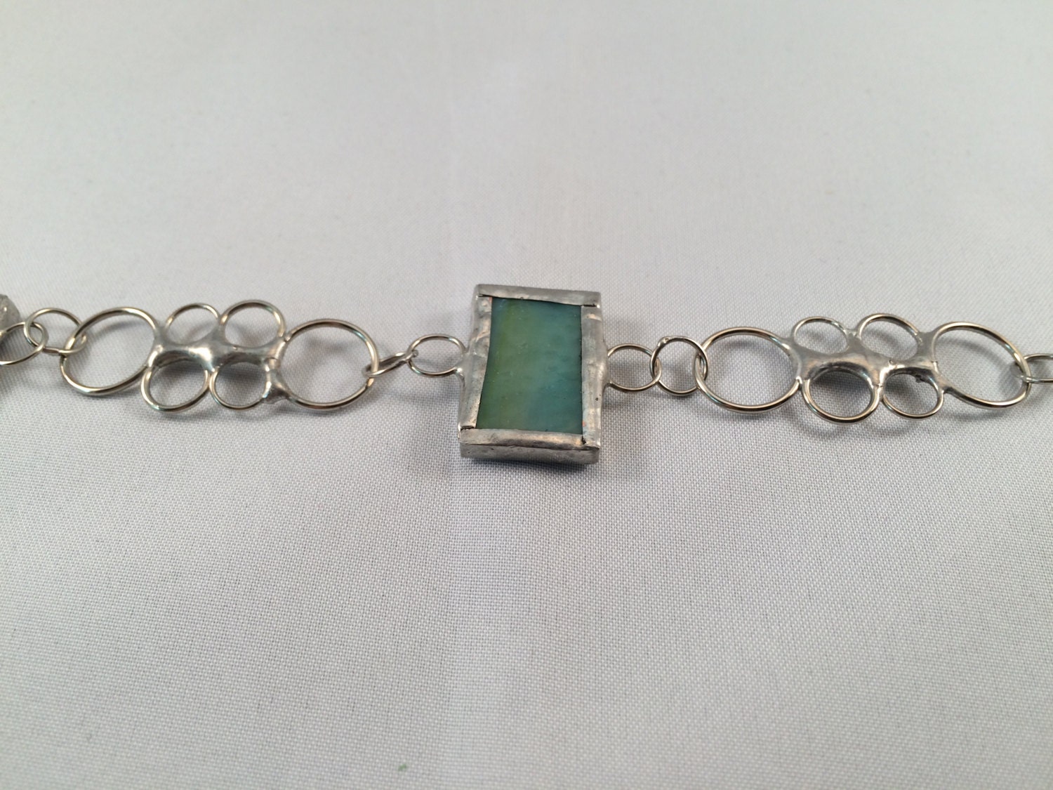 Stained Glass Jewelry Recycled Glass Jewelry Glass Bracelet