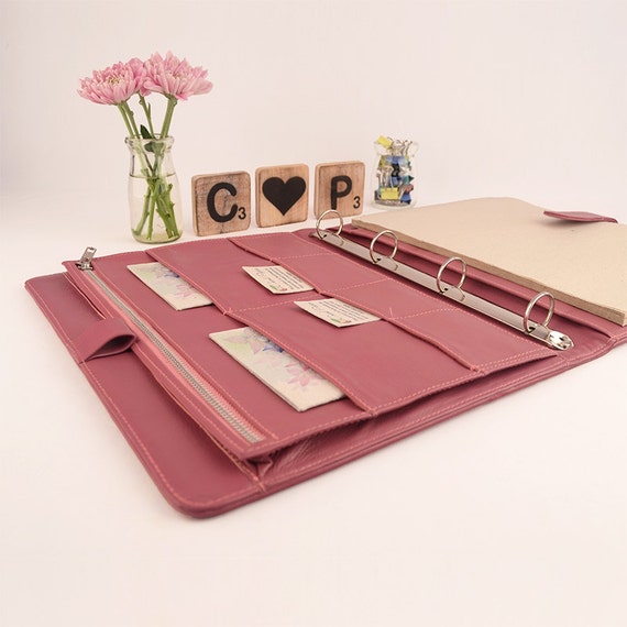 A4 Original Leather Ring Binder Planner / Organizer by CocoaPaper