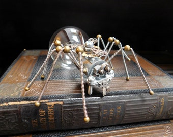 Steampunk Spider - Steampunk Sculpture - Steampunk Figurine - Steampunk Art