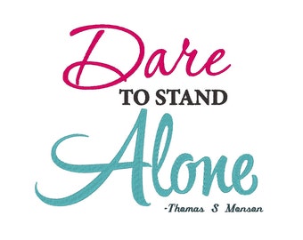 Image result for dare to stand alone