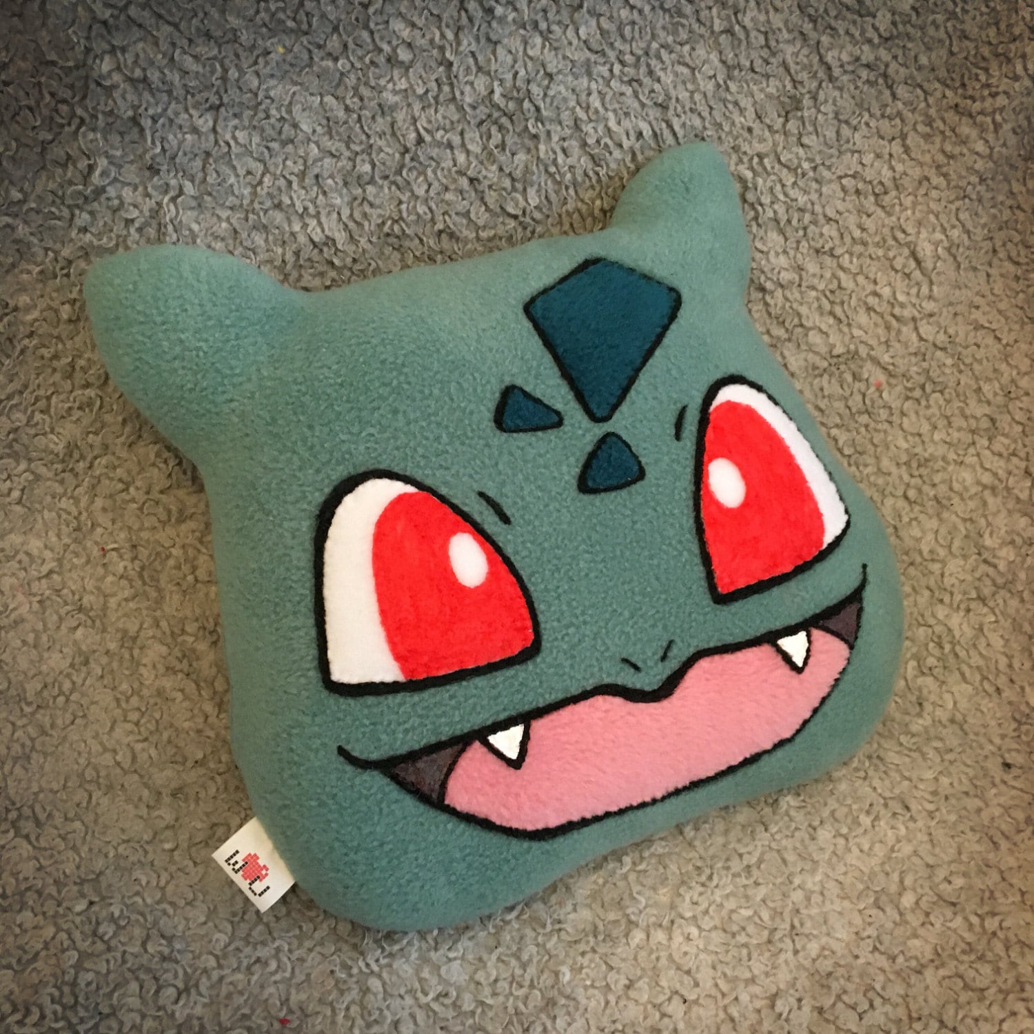 sleeping bulbasaur pillow