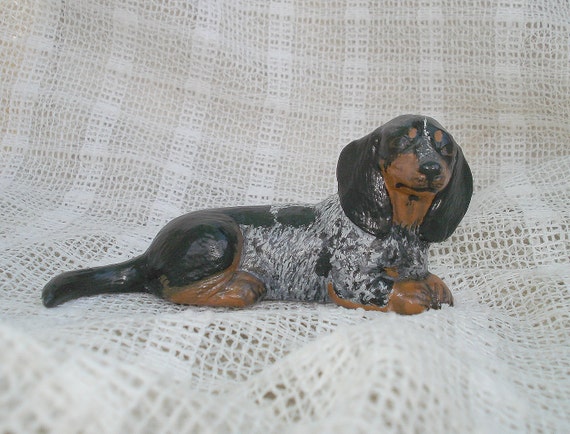 dapple dachshund figurines