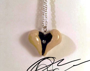 Disney Birthstone Heart Necklaces: April Cruella DeVille