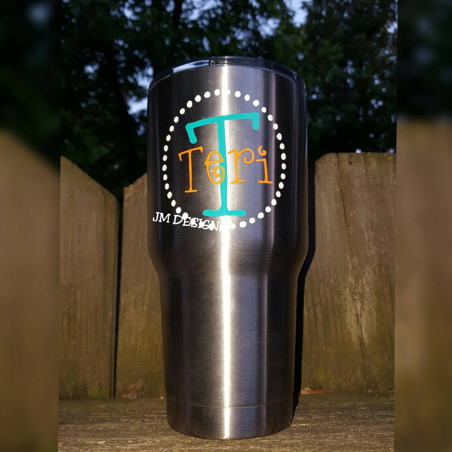 Personalized Yeti decal by JMDesigns362 on Etsy