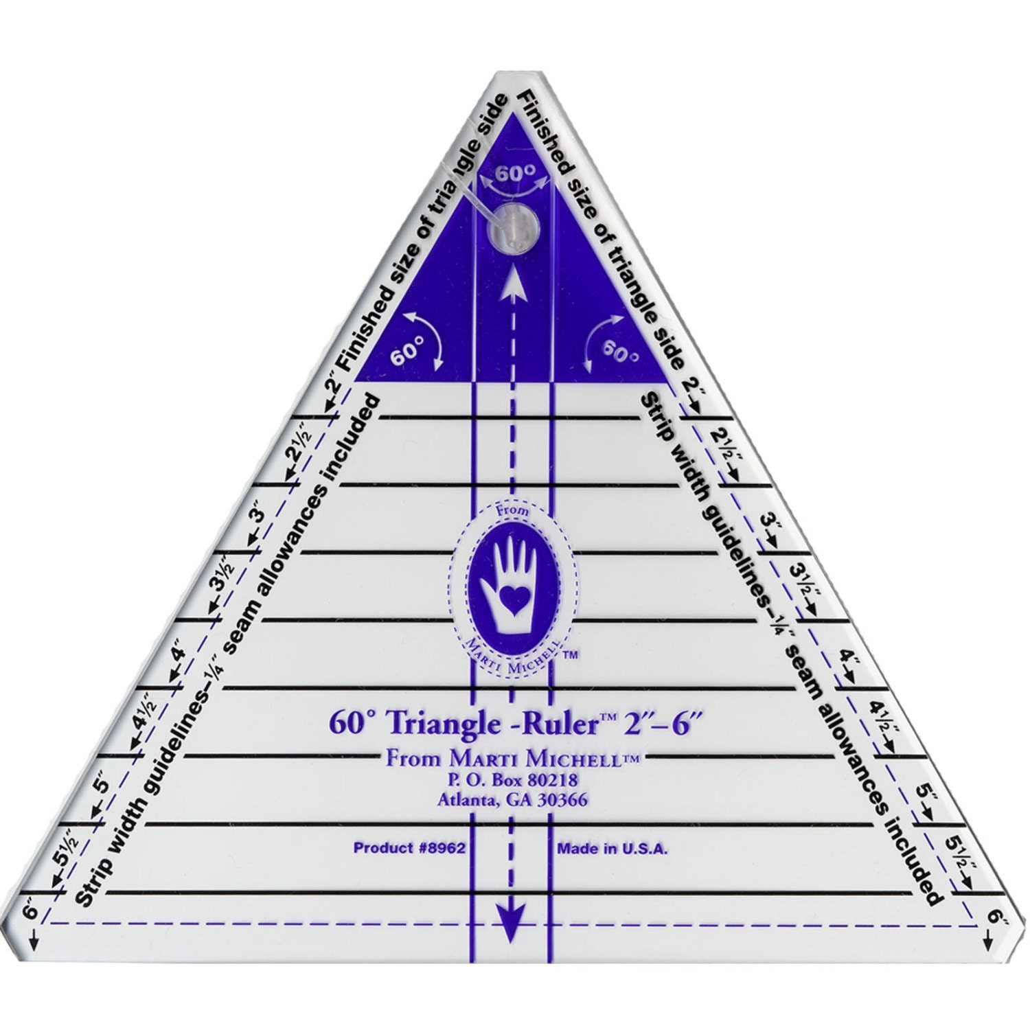 rulertemplate 60 degree triangle ruler small by marti