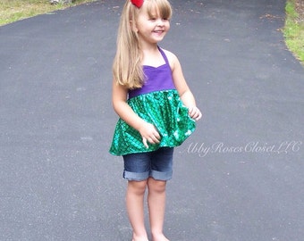 Mermaids summer dream , Mermaid top , Mermaid shirt