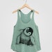Penguin Women Tank Top American Apparel Triblend by Couthclothing