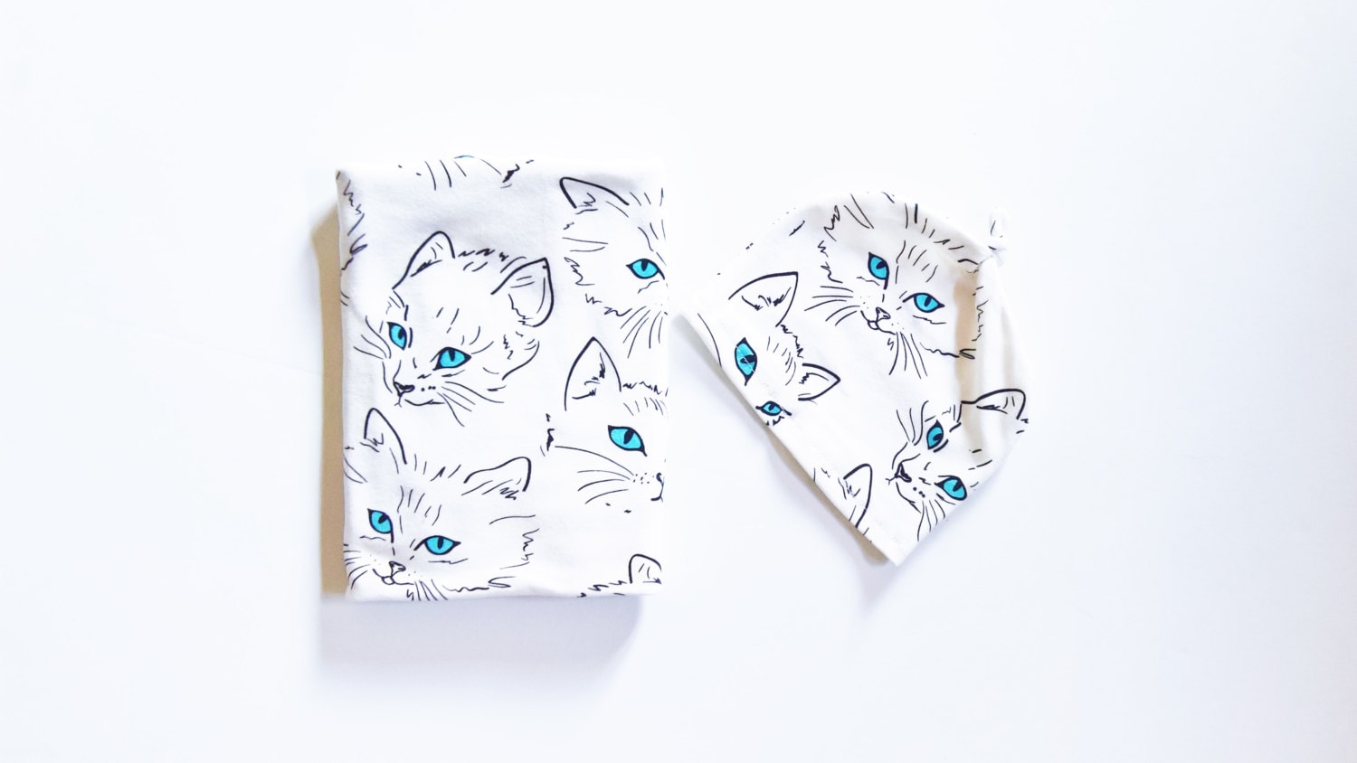 Kitten swaddle cat print swaddle baby swaddle swaddle