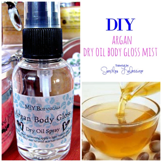 Argan Body Gloss Dry Oil Spray for Super Sexy Skin