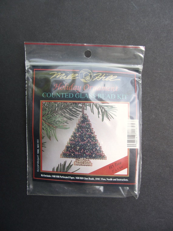 Mill Hill Counted Glass Bead Kit Christmas Tree Ornament