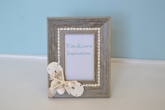 4x6 size frame Rustic or 8x10 size by 5x7 Frame 4x6 Nautical