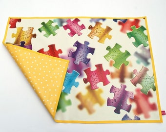 oilcloth placemat, time pad, desk pad, desk pad, wipeable, oilcloth