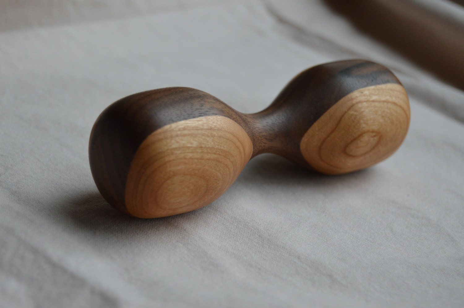 Hand Made Wooden Baby Rattle Baby Safe Finish Wood Turning
