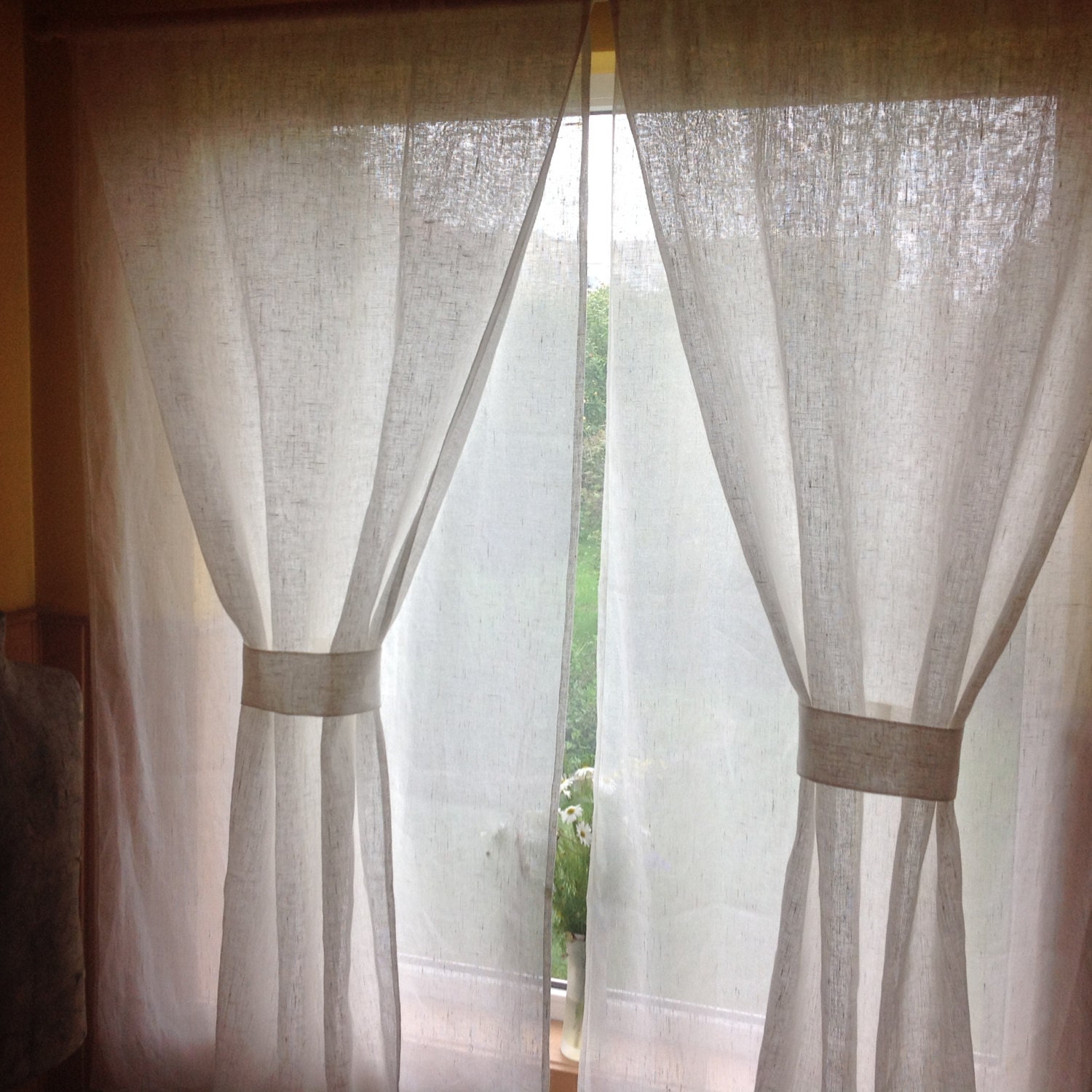 Linen Curtain   Sash Curtain   Tie Back Curtain