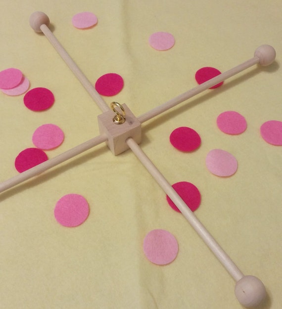 Mobile frame / Wooden hanger / mobile hanger diy / natural