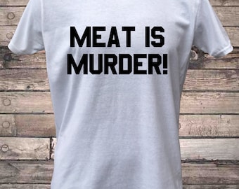 Meat Is Murder Vegetarian Vegan T-Shirt