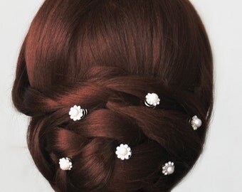 6 Pearl rhinestone of Curlies twists