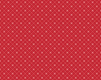 Bloom and Bliss - Diamond Red by Nadra Ridgeway of Ellis & Higgs for Riley Blake Designs C4586-RED