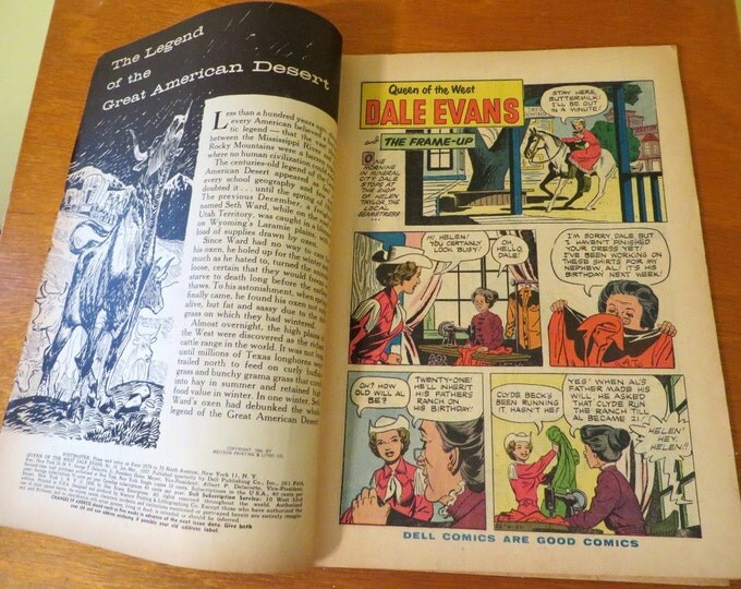 Dell Comics Dale Evans No. 14 - January 1957 - G Vintage Comic Book