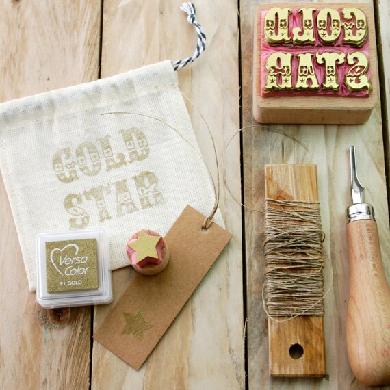 Star Stamp Gold Star Reward Stamp Reward Chart Stamp Set