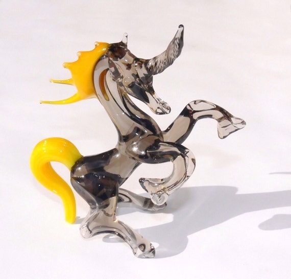 murano glass unicorn