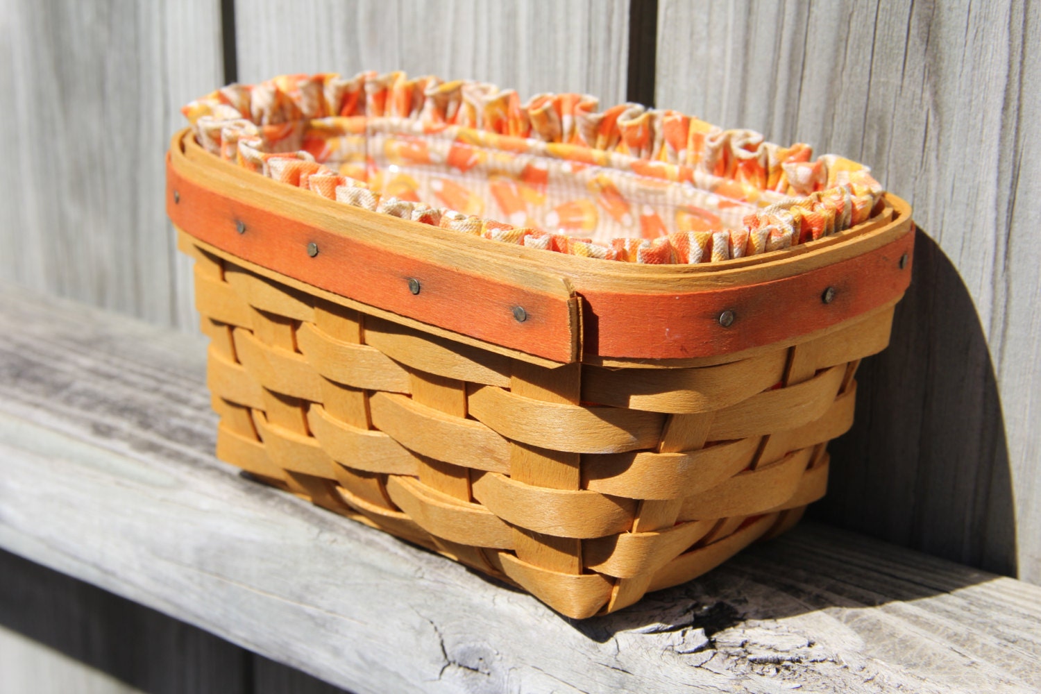 Longaberger BasketHalloween Candy Corn Basket