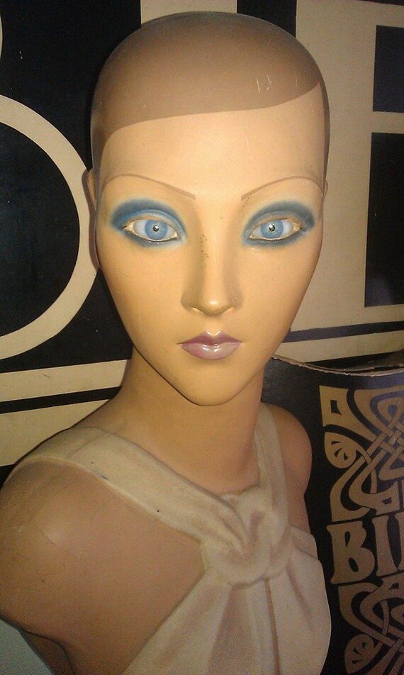Original 1970s Biba Mannequin Great Look Glass Eyes by BibaBoys
