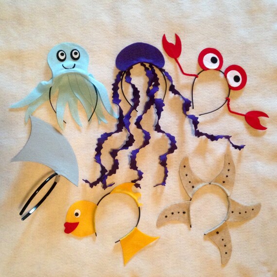 Unter dem meer ozeanstrand thema stirnbänder von partyears auf etsy