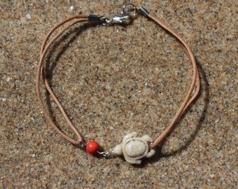 Stone Turtle Anklet