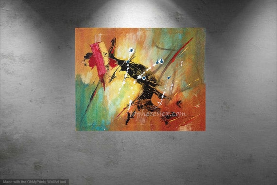 Abstract art, Miniture painting, small art painting, small wall art canvas, original painting,