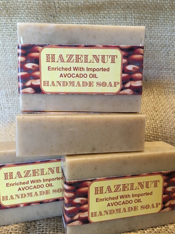 Items similar to Hazelnut Handmade Soap Out Of The Shell Gift for Her