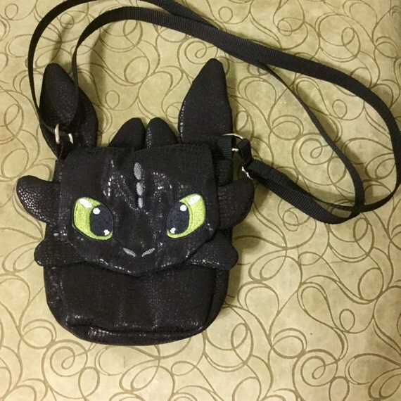 Toothless Purse How to Train your Dragon by ForensicFoxCrafts