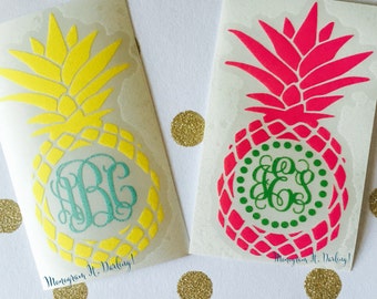 Pineapple Monogram - many styles and colors!
