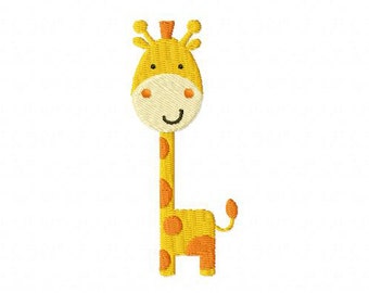 Baby Giraffe Embroidery Design Multiple Formats Available - Instant Download