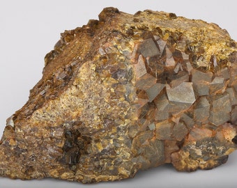 Excellent Euhedral Yellow/Green Topazolite Andradite Garnet Crystal Cluster