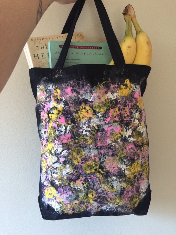 canvas art tote